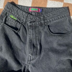 Empyre Tori 90s Black Wash Carpenter Skate Jeans